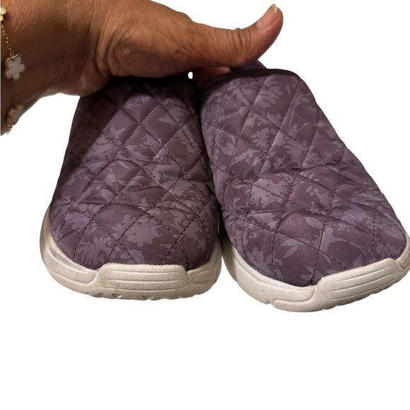 Vera Bradley Quilted Slip-On Shoes in Deep Purple - Picture 6 of 9